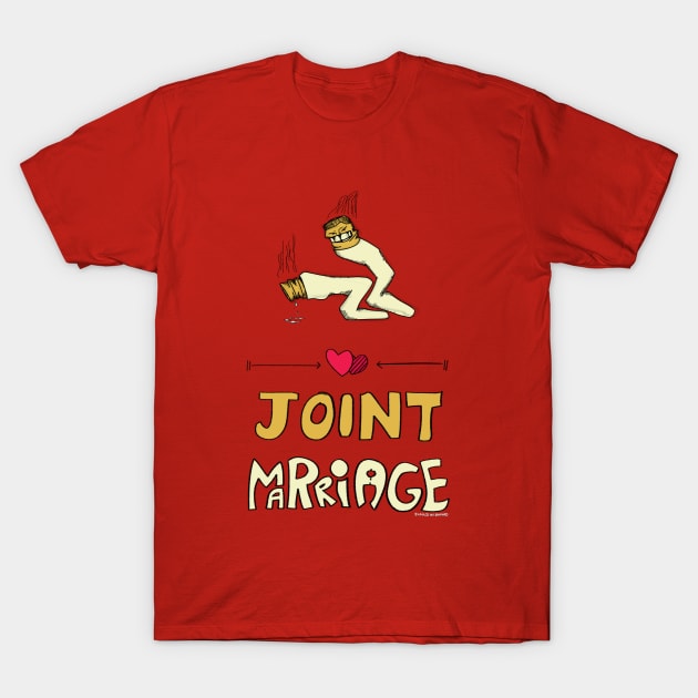 Joint Marriage T-Shirt by nitinkapoor